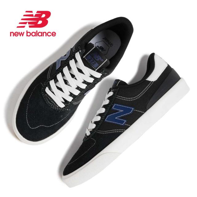 NEW BALANCE ニューバランス ヌメリック 272 スニーカー NUMERIC UN272BRL BLACK ECLIPSE ( ブラック 黒 青 ブルー メンズ スケート SKATE )