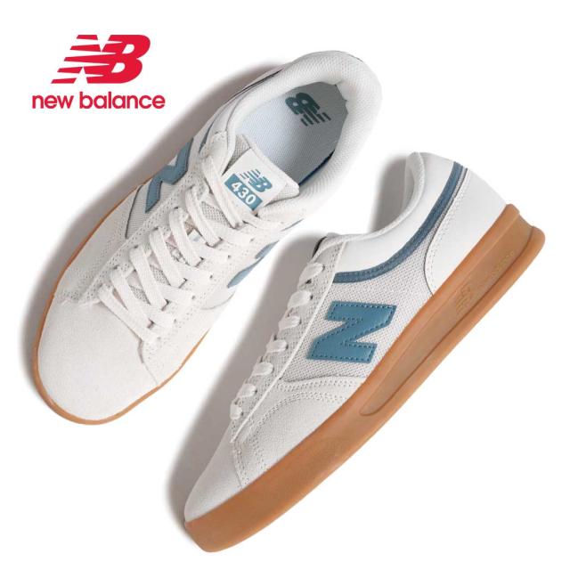 NEW BALANCE ニューバランス ヌメリック 430 スニーカー NUMERIC UN430RUP SEA SALT WITH SALT WALTER 白 緑 メンズ スケート SKATE