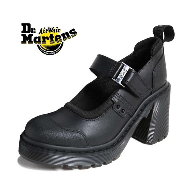 Dr.Martens ドクターマーチン EVIEE TECH メリージェーン シューズ ヒール パンプス 革靴 BLACK ( ブラック 黒 レザー レディース ウィメンズ 41155001 )