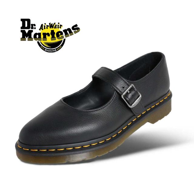 Dr.Martens ドクターマーチン ELPHIE メリージェーン シューズ パンプス 革靴 BLACK ( ブラック 黒 レザー ポインテッドトゥ レディース ウィメンズ 40685001 )