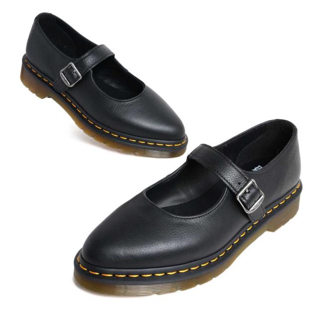 Dr.Martens ドクターマーチン ELPHIE メリージェーン シューズ パンプス 革靴 BLACK ( ブラック 黒 レザー ポインテッドトゥ レディース ウィメンズ 40685001 )_6