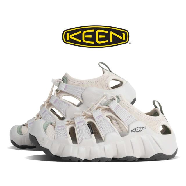 KEEN キーン ウィメンズ ハイパーポート スニーカー サンダル HYPERPORT H2 LILY PAD ORCHID BLOOM ベージュ ホワイト 白 アウトドア レディース 1031747