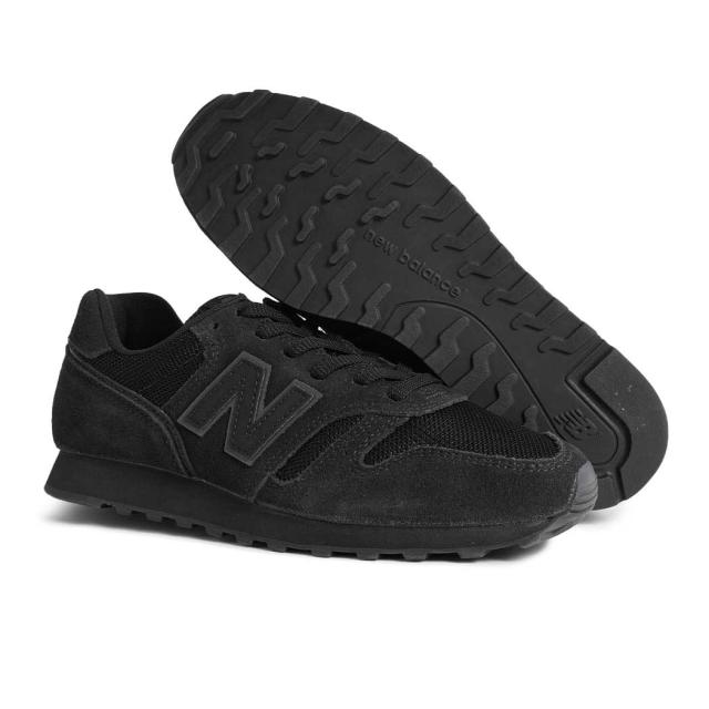 NEW BALANCE ニューバランス 373 スニーカー M373253 TRIPLE BLACK 黒 トリプルブラック オールブラック NB 996 574 スエード レディース ウィメンズ_6