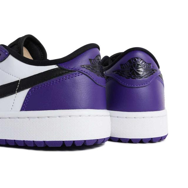 NIKE ナイキ AIR JORDAN 1 LOW GOLF エア ジョーダン ハイ ゴルフ スニーカー COURT PURPLE ( パープル 紫 レザー AJ1 メンズ DD9315-105 )_3