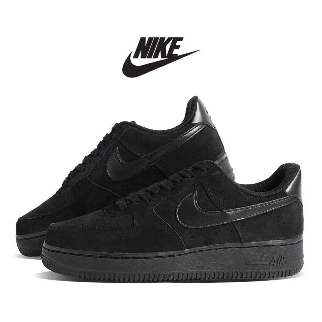 NIKE ナイキ W AIR FORCE 1 07 ウィメンズ エア フォース スニーカー BLACK ( 黒 ブラック AF1 スエード メンズ レディース IO4833-004 )