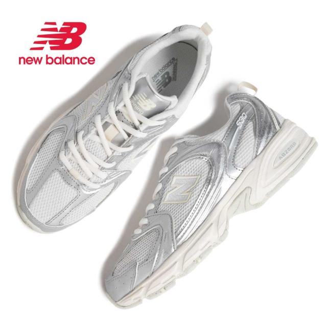 NEW BALANCE ニューバランス 530 スニーカー U5303IR SILVER METALLIC ホワイト 白 シルバー Y2K ランニング 歩きやすい 疲れにくい レディース ウィメンズ