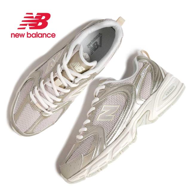 NEW BALANCE ニューバランス 530 スニーカー U5301Z0 GOLD METALIC ホワイト 白 ゴールド Y2K ランニング 歩きやすい 疲れにくい レディース ウィメンズ