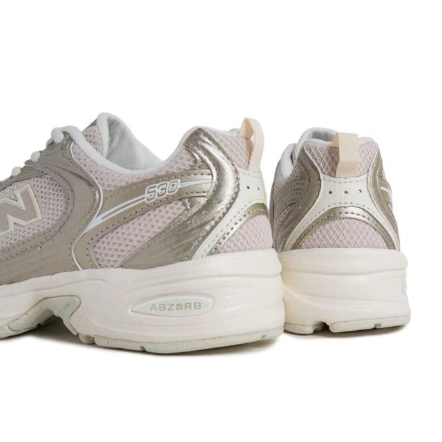 NEW BALANCE ニューバランス 530 スニーカー U5301Z0 GOLD METALIC ホワイト 白 ゴールド Y2K ランニング 歩きやすい 疲れにくい レディース ウィメンズ_3