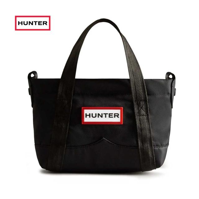 HUNTER ハンター ナイロン トップ クリップ トート バッグ NYLON TOPCLIP TOTE MINI BAG BLACK ( ブラック 黒 レディース ウィメンズ UBS1203KBMBLK )