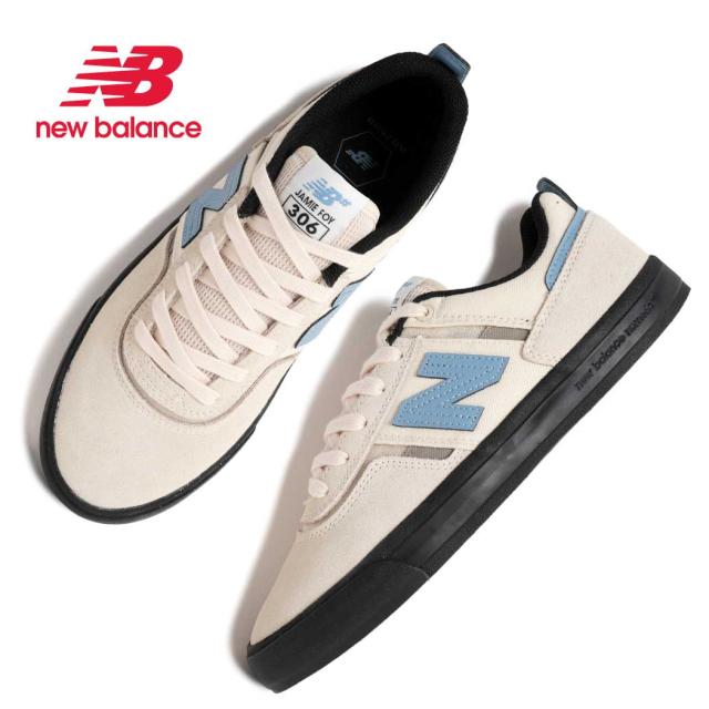 NEW BALANCE NUMERIC Jamie Foy ニューバランス ヌメリック 306 スニーカー UN306SBB SEA SALT BLUE ホワイト 白 青 SKATE スケート メンズ