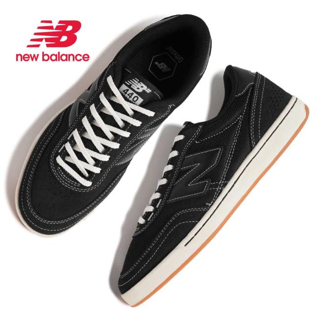 NEW BALANCE NUMERIC ニューバランス ヌメリック 440 スニーカー UN440BCO BLACK ブラック 黒 オールブラック トリプルブラック SKATE スケート メンズ