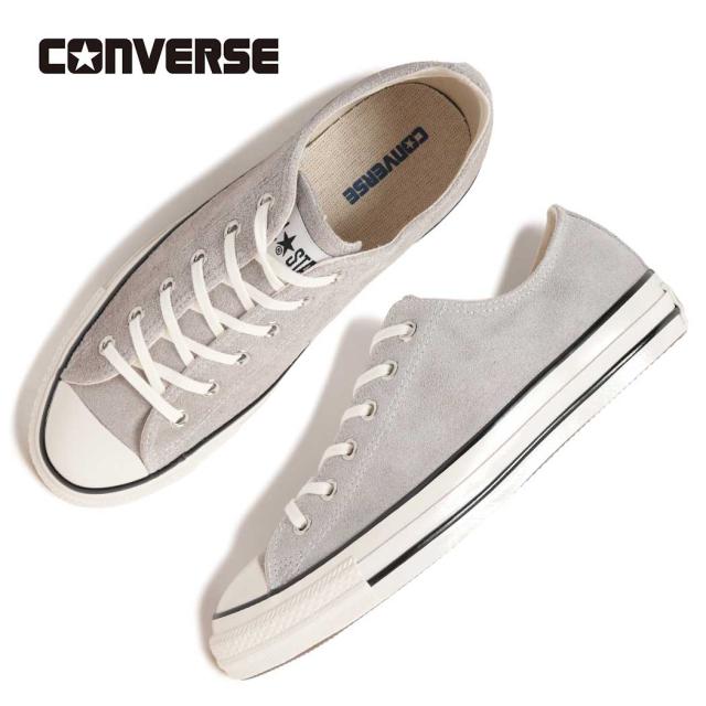 CONVERSE コンバース オールスター エイジド スニーカー ALL STAR AGED WS OX NATURAL GRAY ローテク グレー スエード メンズ レディース 31318051