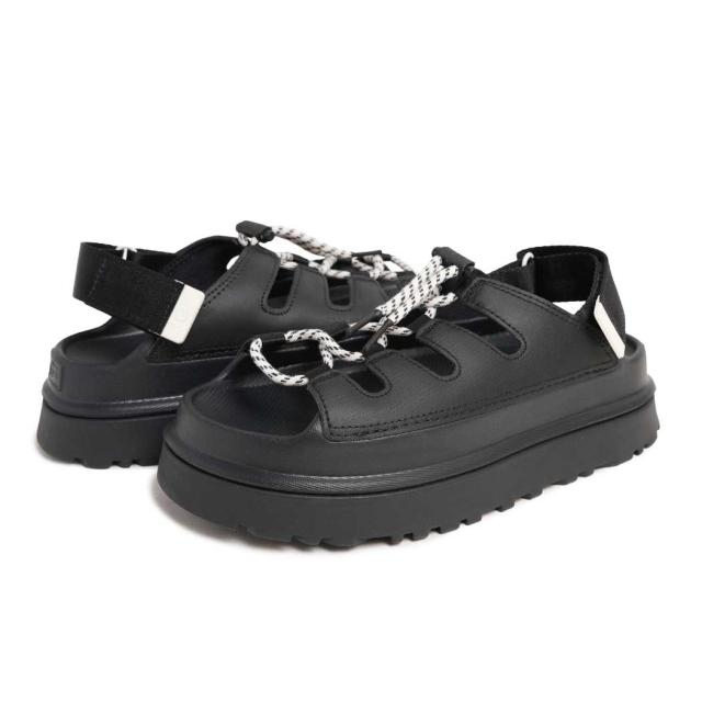 UGG アグ ゴールデン グロウ トグル サンダル GOLDEN GLOW TOGGLE BLACK ブラック 黒 厚底 レースアップ ラバー レディース ウィメンズ 1179370-BLK_7