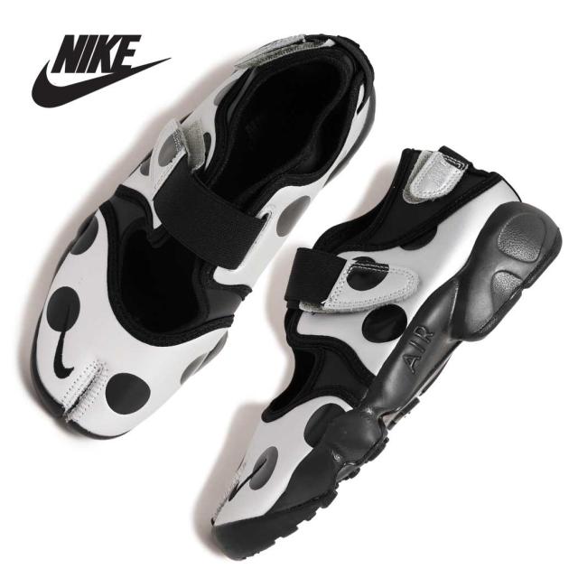 NIKE ナイキ ウィメンズ エア リフト サンダル スニーカー WMNS AIR RIFT BLACK METALLIC SILVER シルバー 水玉 足袋 タビ レディース IR0199-010
