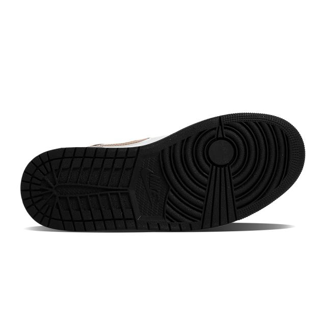 日本未発売 NIKE AIR JORDAN 1 MID SE Patent Black White Gold ナイキ エア ジョーダン ミッド スニーカー ( 海外限定 852542-007 )_4