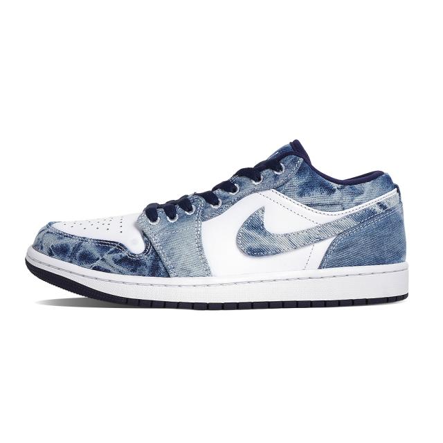 海外限定 NIKE AIR JORDAN 1 LOW SE Washed Denim ナイキ エア ジョーダン ロー スニーカー ( 日本未発売 デニム CZ8455-100 )_4