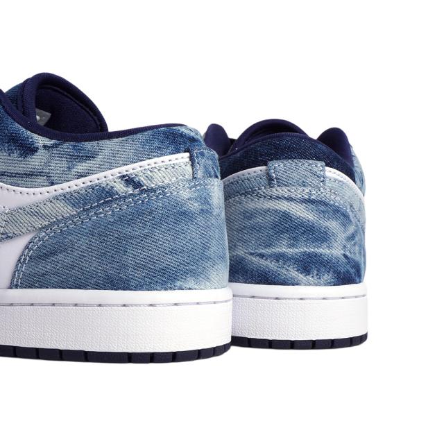 海外限定 NIKE AIR JORDAN 1 LOW SE Washed Denim ナイキ エア ジョーダン ロー スニーカー ( 日本未発売 デニム CZ8455-100 )_6