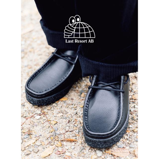 LAST RESORT AB ラストリゾート VM006 モック ロー レザー ブーツ スニーカー MOC LO LEATHER BLACK/BLACK ブラック 黒 モカシン VM006LEBKB