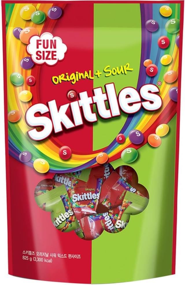 Skittles Original   SOUR Fruit Candies スキトルズ オリジナル& サワー825g 並行輸入品