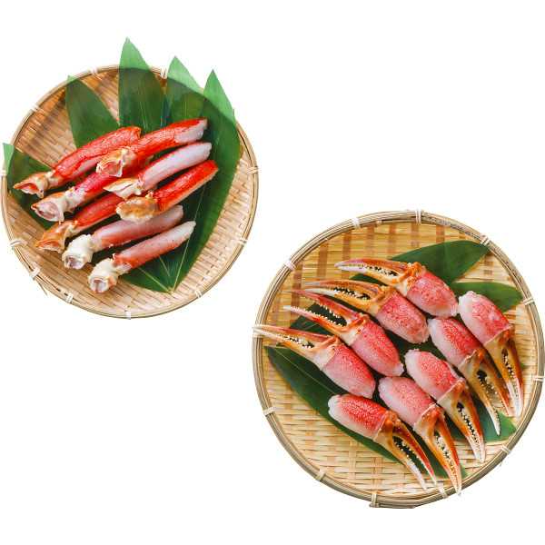 【送料無料/直送】|生ずわいがに爪＆爪下ポーションセット（計８００ｇ）|