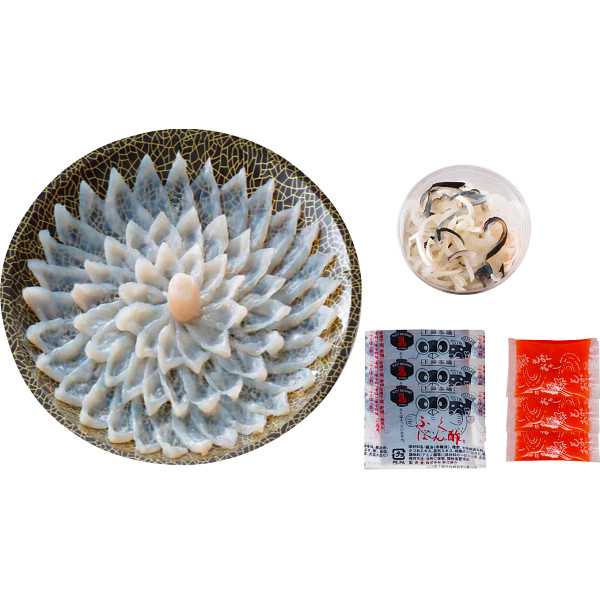 【送料無料/直送】|とらふく刺身セット|ＦＳ−１００ＳＦ４Ｚの通販は