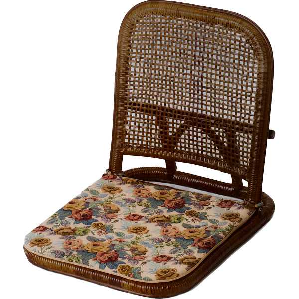 【送料無料/直送】|籐折りたたみ式座椅子|R5S9Bの通販は 11,190円