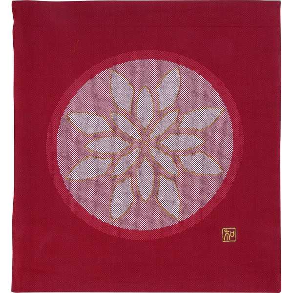 【送料無料/直送】座布団＆座布団カバー各５枚セット エンジ＜２４０１−５５−２１２１＞の通販は