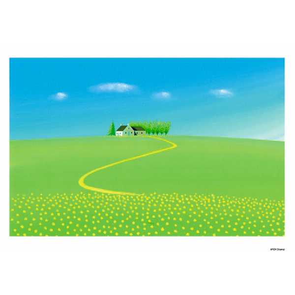 葉祥明 木製フォトフレーム 海と空の風景 葉祥明 木製フォトフレーム 海