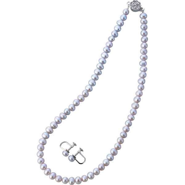 【送料無料】|淡水パールセット|ＦＶＴＰ−１２０ＮＥＧ