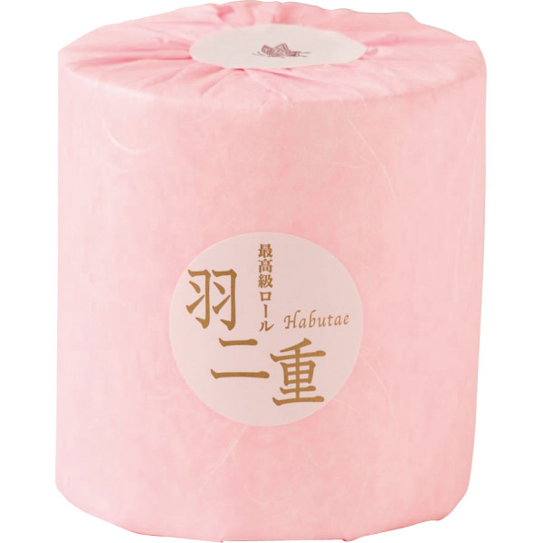 【送料無料】60個一括 羽二重　トイレットペーパー（１ロール）