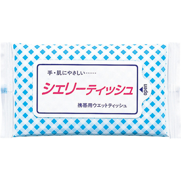【送料無料】100個一括 シェリ−ウェットハンディ（１０枚入）