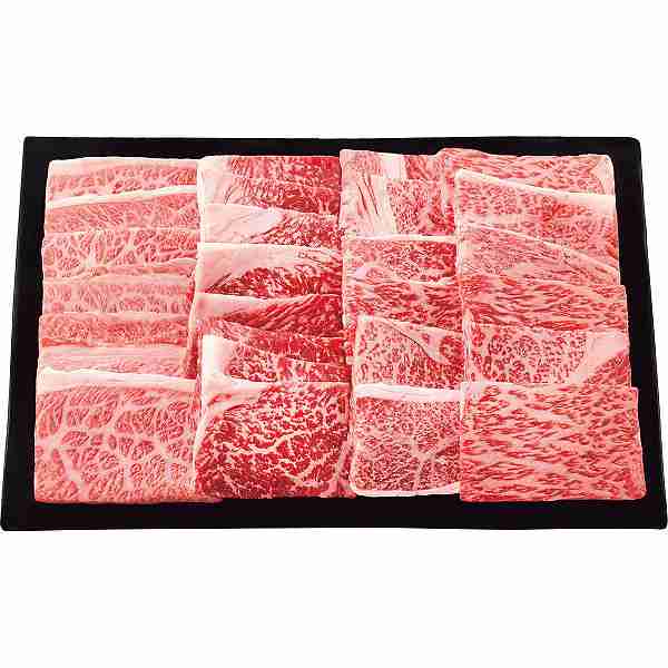 【直送/送料無料】米沢牛　焼肉食べ比べ４種（計５００ｇ）