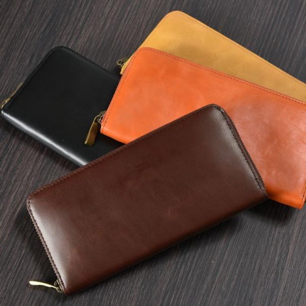 ブリットハウス brit house ダンテホース　ラウンドファスナー ロングウォレット 札入れ　束入れ [高級本革][日本製]