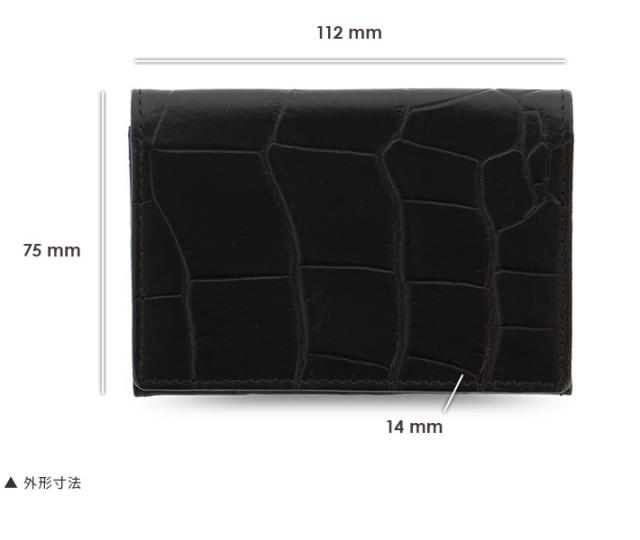ファイロファックス 名刺入れ クラシック クロック ビジネスカードホルダー filofax classic croc 本革 子牛革 イタリアンカーフレザー_10