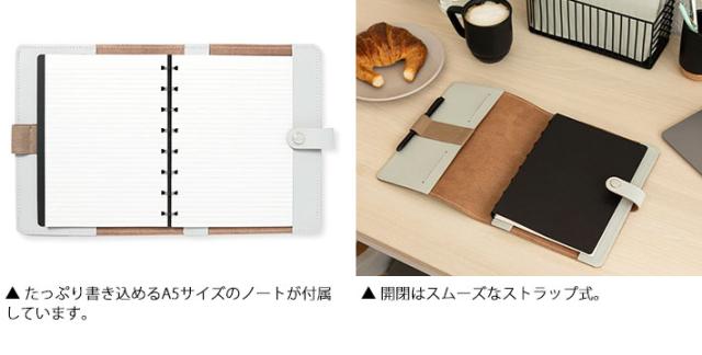 ファイロファックス ノートカバー Filofax ザ・オリジナル The Original フォリオ Folio A5サイズ ノート付き 本革 牛革 メンズ レディース 多機能フォルダー Made in the UK_9