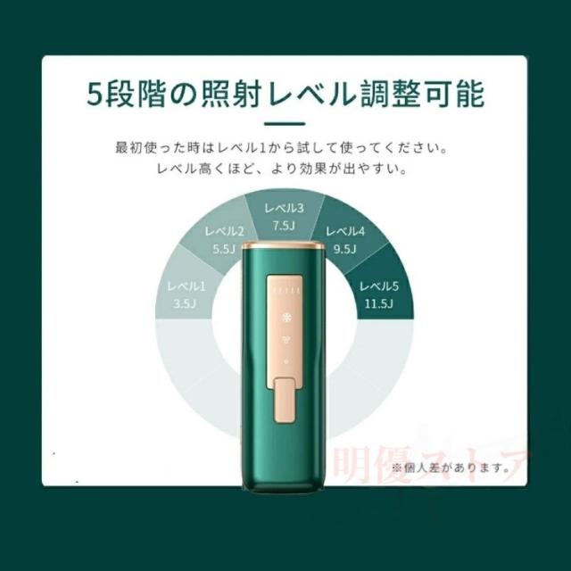 脱毛器 vio対応身用 家庭用 全身快速脱毛 除毛 女性 ipl光脱器 無痛脱毛器 脇 腕 足 背中 全身用 快速脱毛 家庭用 全身快速脱毛  家庭用  PSE認証_10
