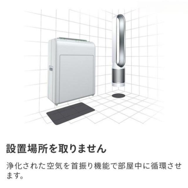 タワーファン 扇風機 冷風 スリム 羽なし 空気清浄機 脱臭 首振り タイマー機能 空気清浄機能付 タワーファン 羽根無 リモコン付 暖風なし_13