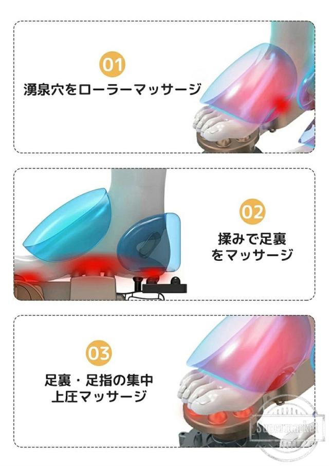 フットマッサージャー 足裏 足の裏 フットエアマッサージャー 足裏