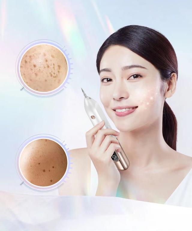 ほくろ除去ペン 最新 正規品 レーザーペン 美顔ペン 美顔器 9段階調節