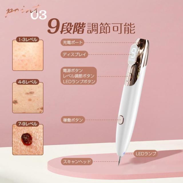 ［新品］特別価格シミケアポレーション　ほくろ、シミ取り　箱潰れ一部あり レーザーペン レーザー除去ペン 美顔レーザーペン 美顔器 シミ