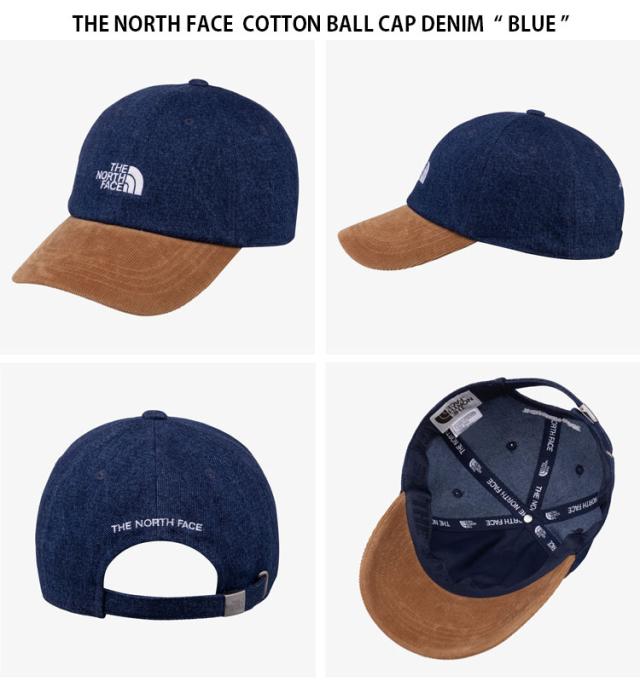 THE NORTH FACE ノースフェイス ベースボールキャップ COTTON BALL CAP DENIM キャップ デニム 帽子 メンズ レディース NE3CQ50M THE NORTH FACE ノースフェイス ベースボールキャップ COTTON BALL CAP