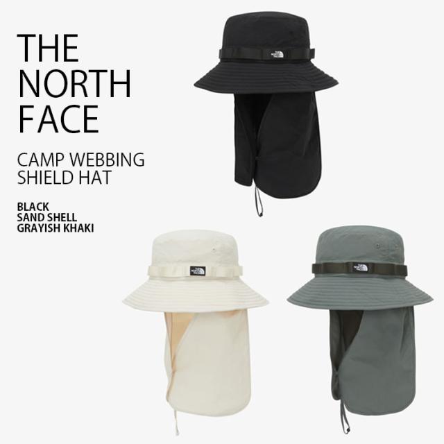 THE NORTH FACE ノースフェイス バケットハット CAMP WEBBING SHIELD HAT ハット 帽子 サンシールド メンズ レディース NE3HQ06A/B/C