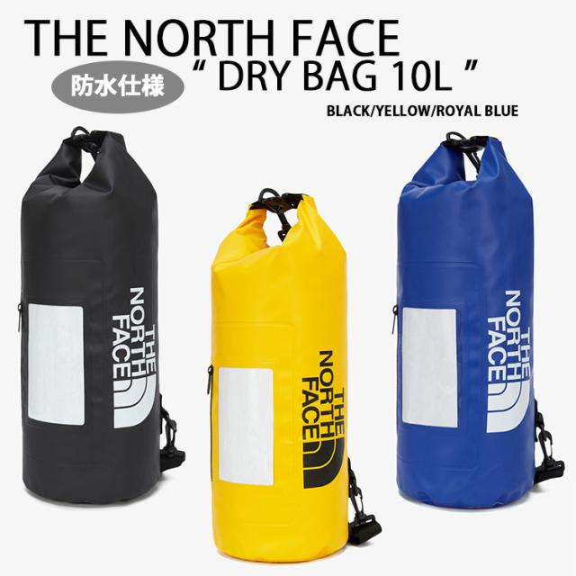 THE NORTH FACE ノースフェイス ドライバッグ 防水バッグ DRY BAG 10L スポーツバッグ YELLOW BLACK BLUE アウトドア キャンプ NN2PQ16