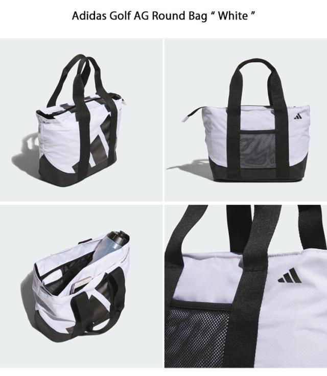 adidas アディダス ゴルフバッグ GOLF AG ROUND BAG BLACK WHITE IN2776 IN2777 ゴルフ AG ラウンド バッグ ブラック ホワイト トートバッグ ハンドバッグ スポーツバッグ メンズ レディース adidas アディダス ゴルフバッグ GOLF AG ROUND BAG BLACK WHITE