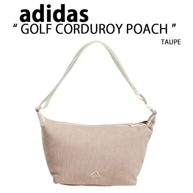 adidas アディダス ゴルフバッグ GOLF CORDUROY POACH TAUPE IS6273 ゴルフ コーデュロイ ポーチ トープ スポーツ ゴルフアクセサリー ゴルフ鞄 ポーチバッグ メンズ レディース