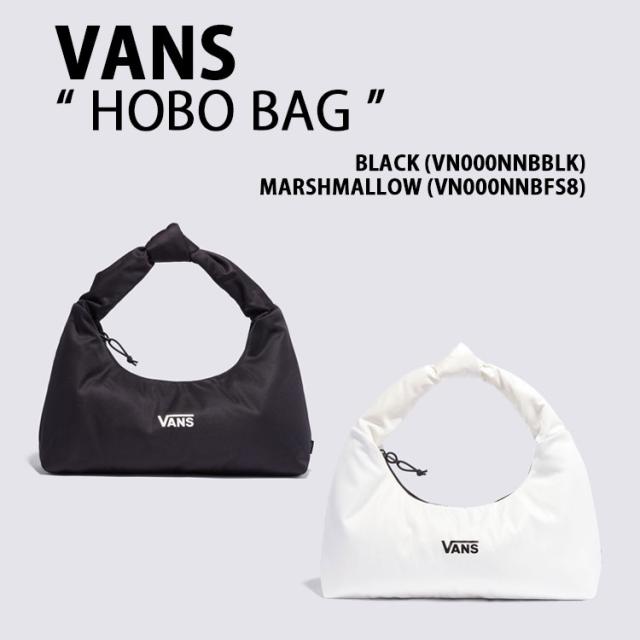 VANS バンス レディース ハンドバッグ HOBO BAG ホーボーバッグ BLACK ブラック MARSHMALLOW マッシュマロ トートバッグ VN000NNBBLK VN000NNBFS8