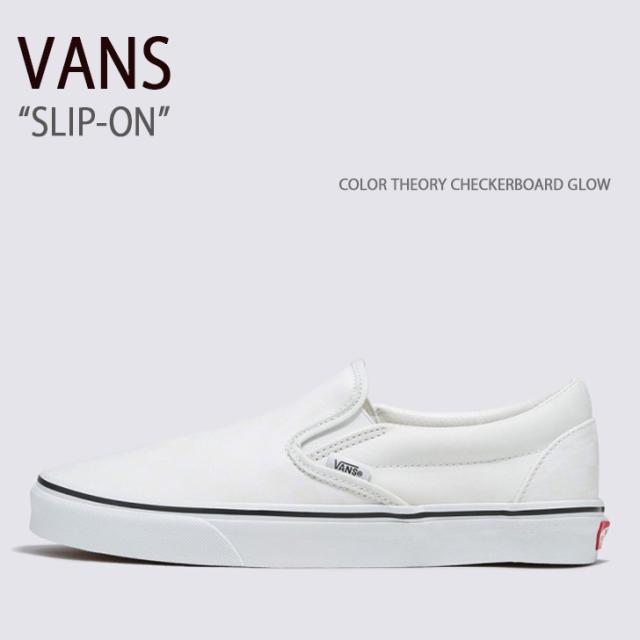 VANS バンズ スニーカー SLIP-ON COLOR THEORY CHECKERBOARD GLOW VN000BVZ7V0