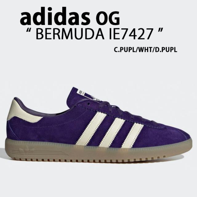 adidas originals アディダス スニーカー BERMUDA IE7427 バミューダ シューズ PURPLE GUM スエード スウェード パープル ラバー