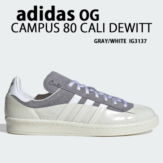 adidas originals アディダス スニーカー CAMPUS 80 CALI DEWITT IG3137 キャンパス GRAY WHITE シューズ カリデウィット グレー ホワイト