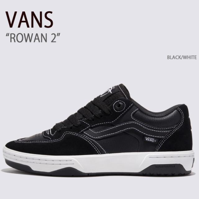 VANS バンズ スニーカー ROWAN 2 BLACK WHITE VN0A2Z3IBZW ローワン2 ブラック ホワイト メンズ レディース 男性用 女性用